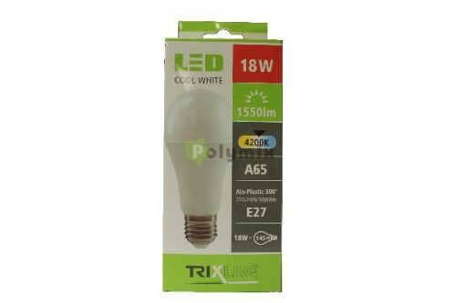 18W-E27 A65 LED izzó 4200K