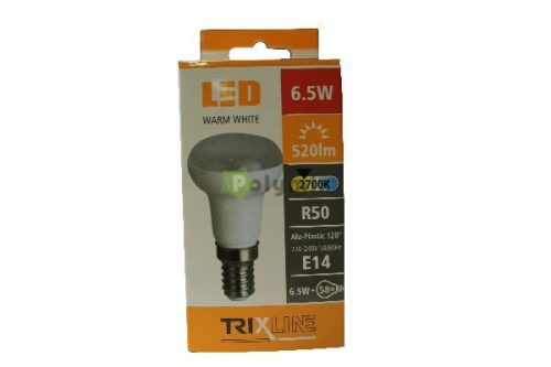 6,5W-E14 R50 LED izzó 2700K