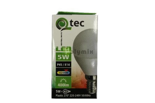 5W-E14 P45 LED kisgömb izzó 4200K