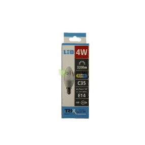 4W-E14 C35 gyertya LED izzó 6500K