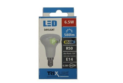 6,5W-E14 R50 LED izzó 6500K