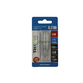 6W-G9 LED izzó 6500K