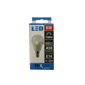 8W-E14 A50 LED izzó 6500K