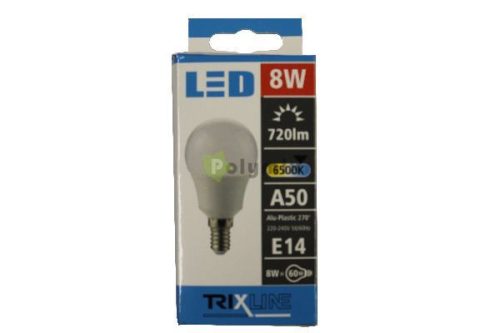 8W-E14 A50 LED izzó 6500K
