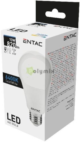 LED Globe E27 10W CW 6400K