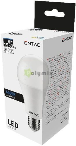 LED Globe E27 18W CW 6400K