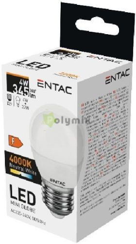 LED Mini Globe E27 4W NW 4000K