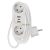 Hosszabbító 1,4 m / 2 aljzat+2×USB-A+1×USB-C / fehér / PVC / 1,5 mm2