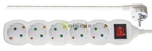 05K-2m 5 foglalatos 2m-es elosztó kapcsolóval 3x1mm2