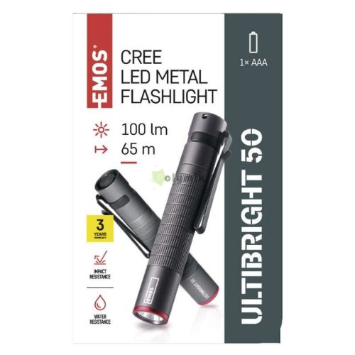 LED lámpa ultibright 50100lm 1×AAA