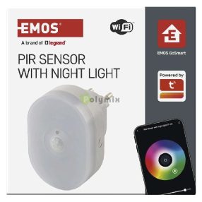   GoSmart PIR érzékelő (mozgásérzékelő) éjjeli fénnyel, WiFi