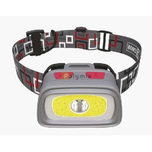 Fejlámpa 1 COB + CREE LED 3XAAA