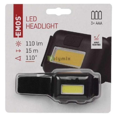 1W COB LED fejlámpa