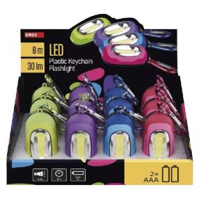 Kulcstartós 1W COB LED lámpa zöld