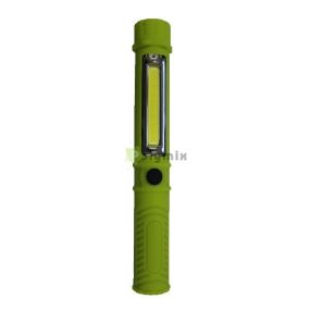 szerelőlámpa 3W + 1 COB LED zöld