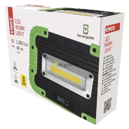 10W COB LED-es akkus szerelőlámpa