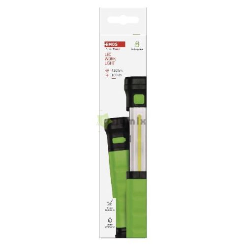 COB LED újratölthető zseblámpa P4541, 450 lm, 2000 mAh