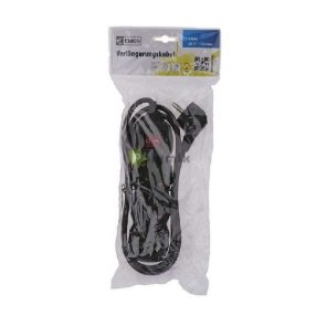  03K-1,5m 3 foglalatos 1,5m-es elosztó kapcsolóval fekete 3x1mm2