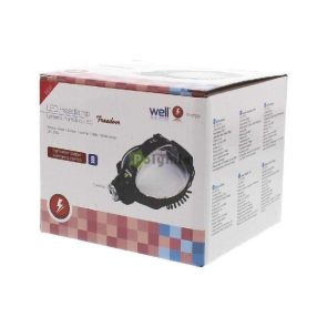 10W T6 LED-es akkumulátoros fejlámpa