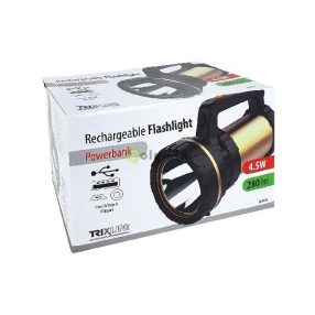   Elemlámpa Újratölthető 4.5W 4600mAh (PowerBank funkció) 