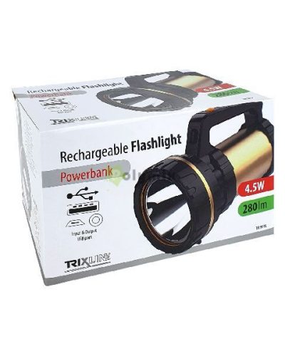 Elemlámpa Újratölthető 4.5W 4600mAh (PowerBank funkció) 