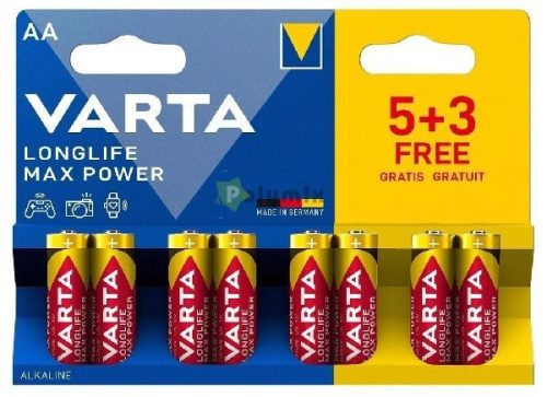 LR6 Longlife Max Power ceruza 5+3 tartós elem
