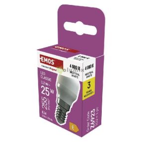LED hűtőszekrény izzó 2,3W E14 NW
