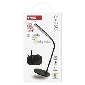 LED OSCAR ASZTALI LÁMPA FEKETE