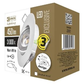 Exclusive 5W LED spotlámpa 3000K fehér