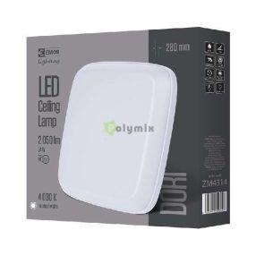 Dori LED mennyezeti lámpa négyzet 24W IP54 4000K