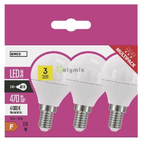 LED CLS MINI GL 5W E14 NW 3db