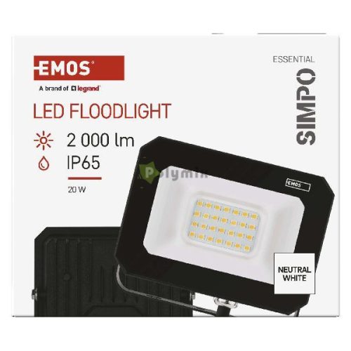 LED reflektor SIMPO 20 W természetes fehér