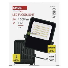 VISIO LED reflektor 30W természetes fehér