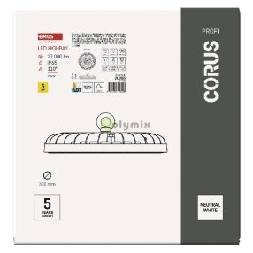 EMOS LED HIGHBAY ipari mennyezeti lámpa CORUS 225W