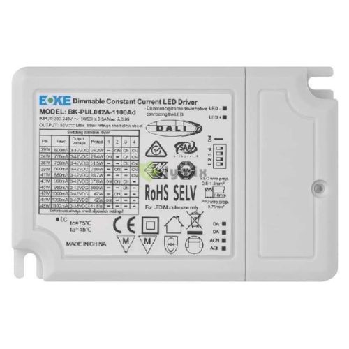 DALI FÉNYERŐSZABÁLYZÓS VEZÉR LED PAN. CC 105MA 40W